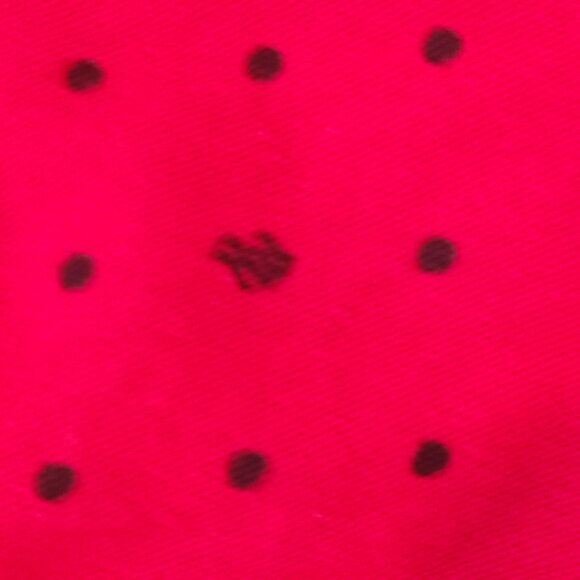 Rocawear classic jean vest red black polka dot girl size L - Picture 9 of 9